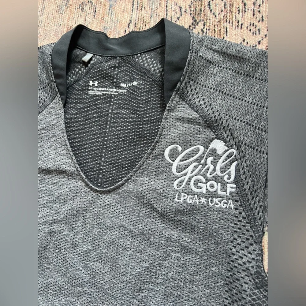 Under Armour Kids Gray Tank Top Golf